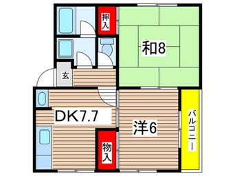 間取図 グレイス七松