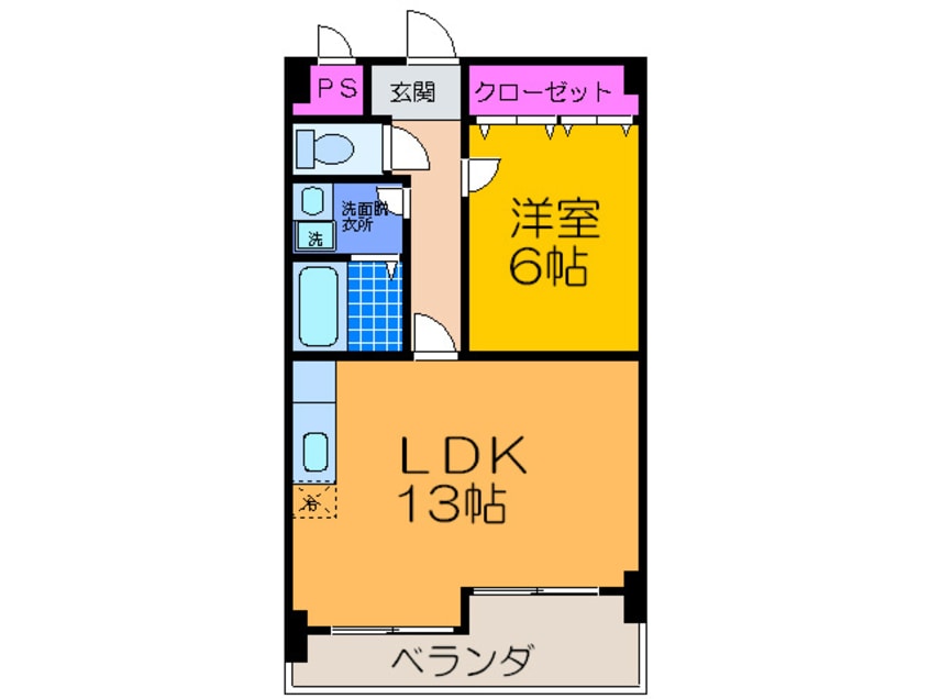 間取図 北野ハイツ