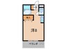 フジハイツ 南甲子園 1Rの間取り