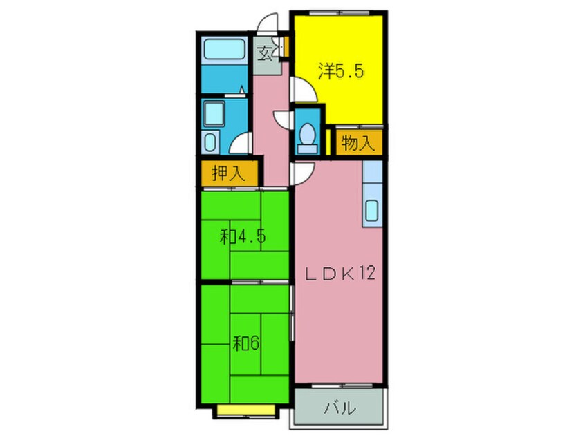 間取図 カスティーリオ