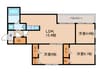ルピナス嵯峨嵐山 3LDKの間取り