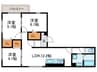 ルピナス嵯峨嵐山 3LDKの間取り