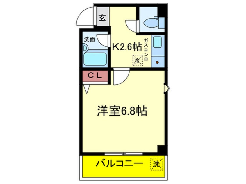 間取図 ﾙ･ｸﾏｶﾞｲ