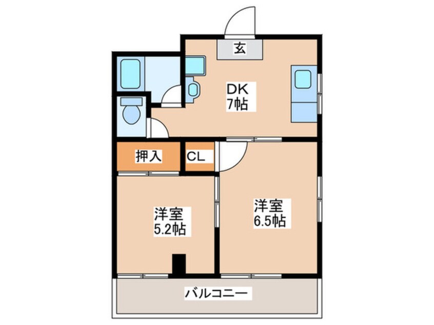 間取図 清原マンション