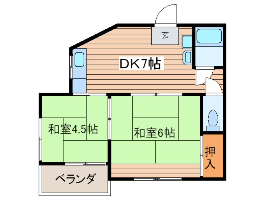 間取図 清原マンション