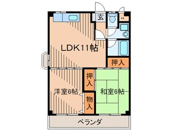 間取図 エスパシオ塚口