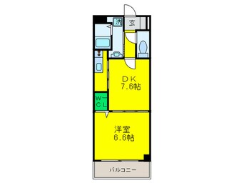 間取図 カデンツァ瓜破