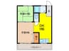 トキワマンション 2DKの間取り