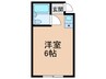 Ｙｏｕハイム衣摺 1Rの間取り