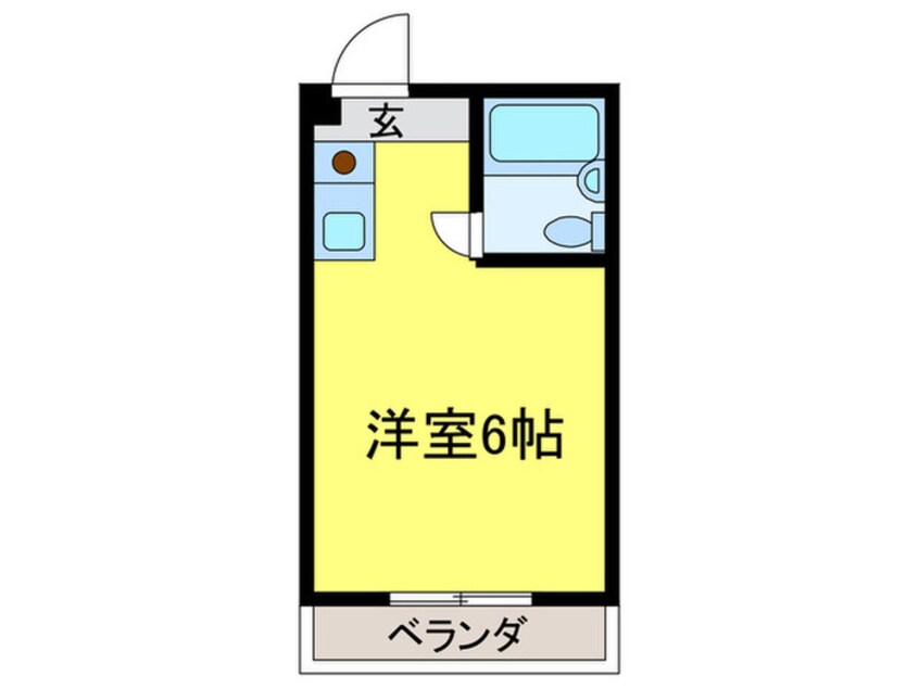 間取図 Ｙｏｕハイム衣摺