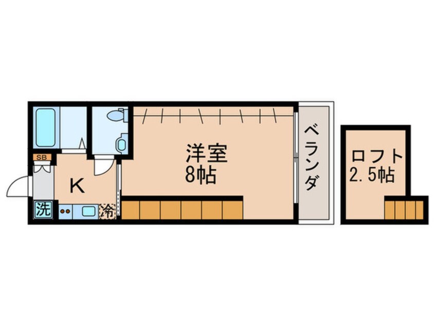 間取図 サンフェスタ東福寺Ｂ棟