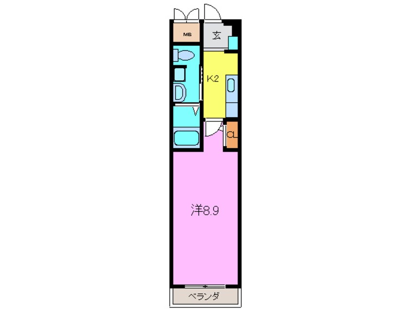 間取図 フォレストインサイド５