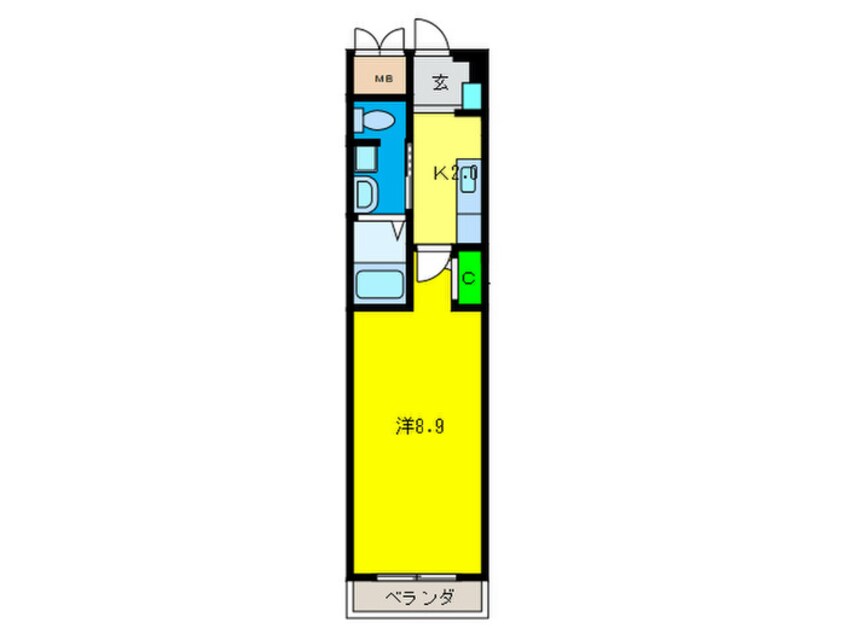 間取図 フォレストインサイド５