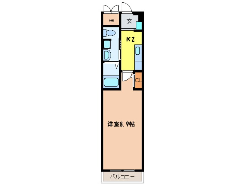 間取図 フォレストインサイド５