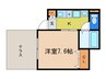 美咲季ハイム 1Kの間取り