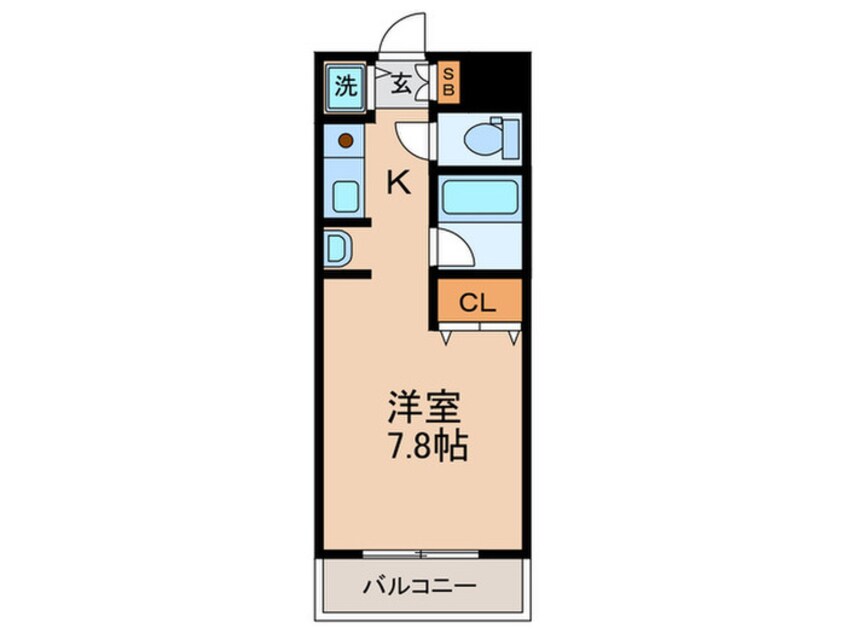 間取図 サンフェスタ東福寺　Ｃ棟