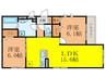 マーレ 2LDKの間取り