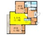 マーレ 2LDKの間取り