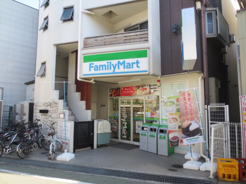 ファミリーマート正雀駅北口店(コンビニ)まで101m A・Mフラッツ正雀