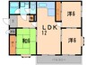 甲東イ－ストマンション 3LDKの間取り