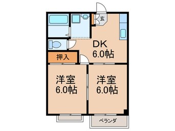 間取図 タウニ－Ｔｏｙｏｓａｔｏ