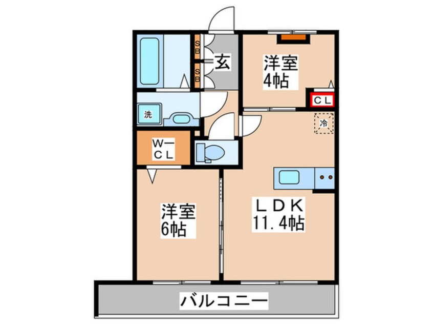 間取図 ピオニー北石切