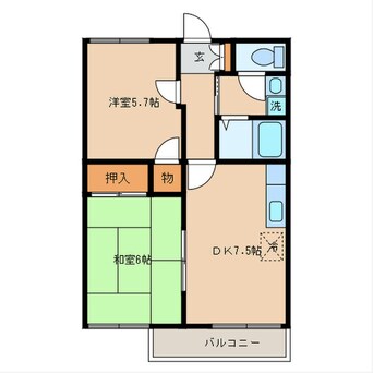 間取図 メイプルハイツ