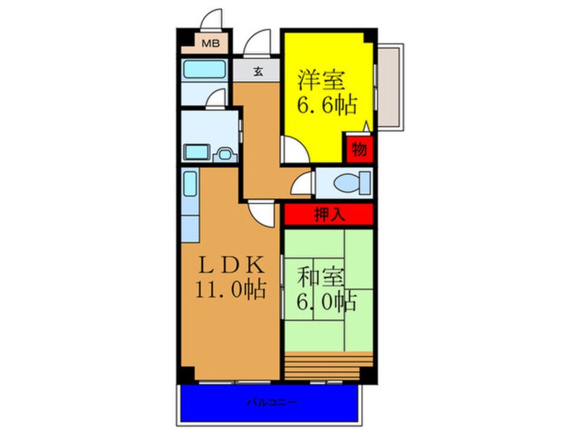 間取図 ドルチェキタガワ