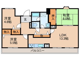 間取図 ピア・カーサ西台