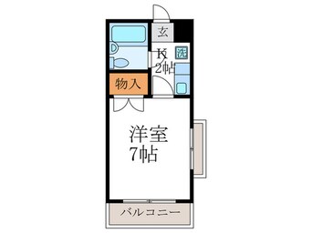 間取図 ロイヤルコーポ紫野Ⅰ