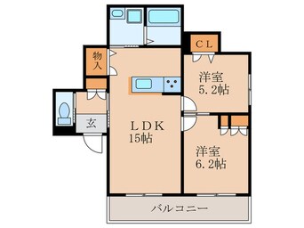 間取図 Ｇｒａｎｄ　Ｆｏｒｅｓｔａ　Ｎ