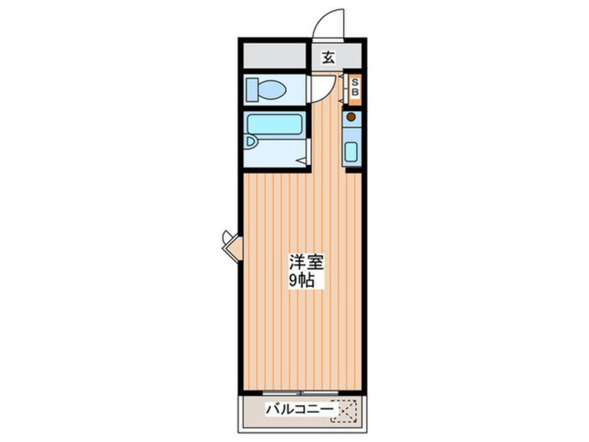 間取図 ロックブリッジハイツ