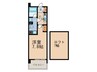 SANKO CENTRE URBAN 1Kの間取り