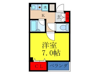 間取図 Ｅｌｖｉｔａ阪急上新庄