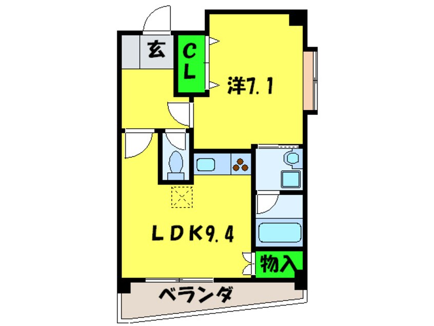 間取図 フォレスタⅢ