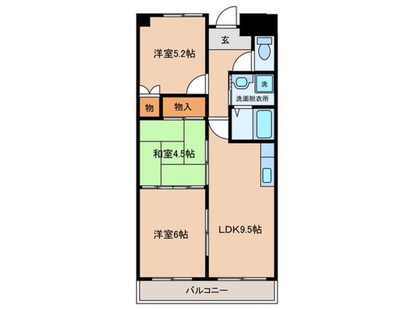 間取図 フローラルマンション