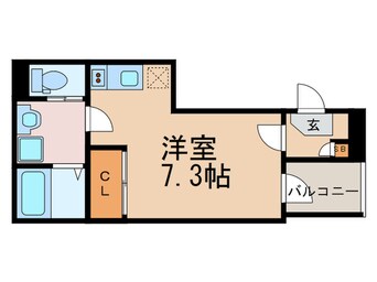 間取図 ﾊｰﾓﾆｰﾃﾗｽ歌島Ⅴ