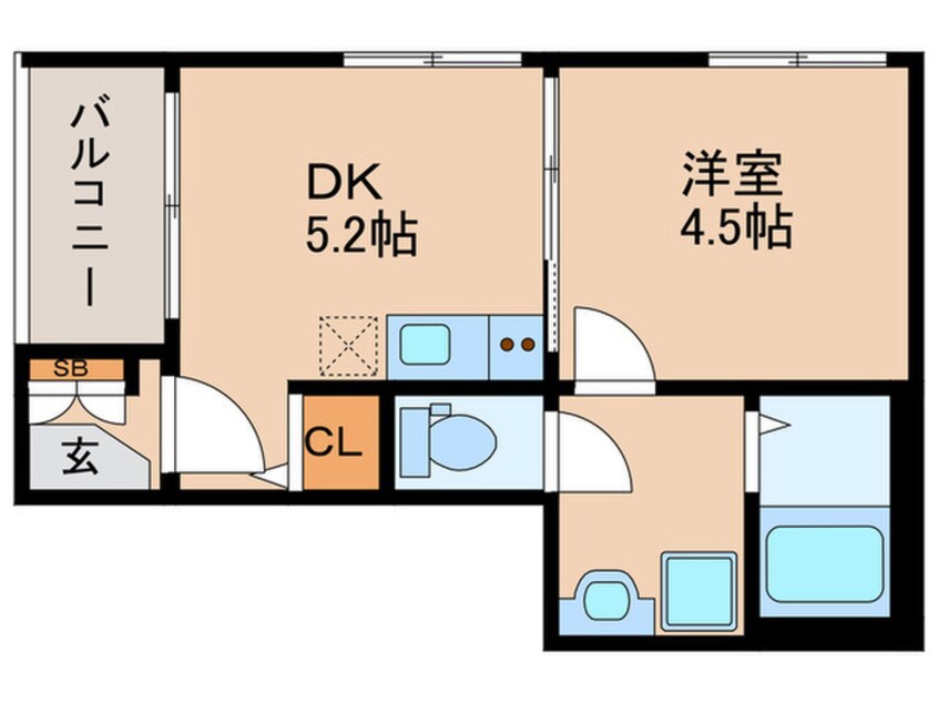 間取図 エスポワールミツヤ