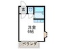 イ－ズマンションⅤ 1Rの間取り