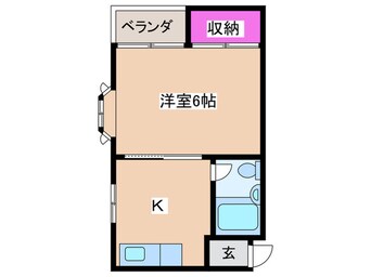 間取図 メモリアルタウンD棟