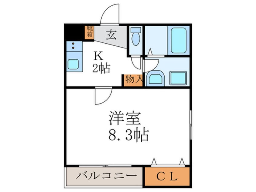 間取図 Brillante東野