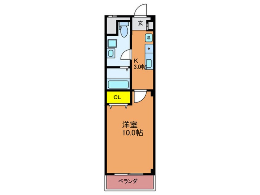 間取図 ミワパラディ荒本西