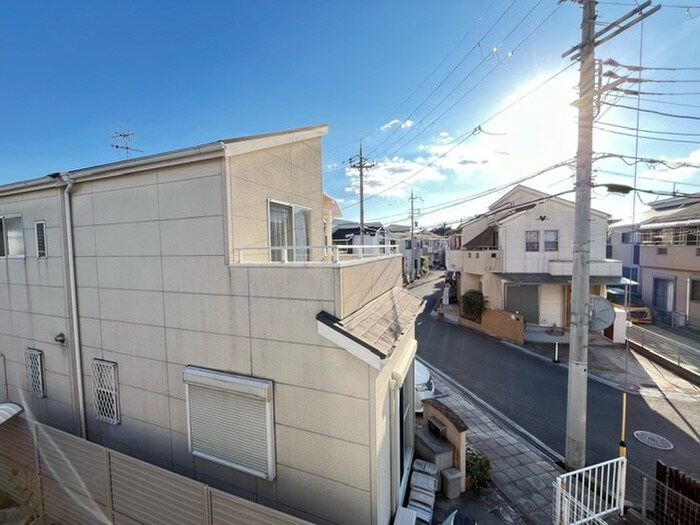室内からの展望 金絲雀