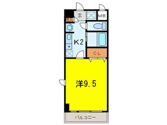 間取図 ラッフィナート有瀬