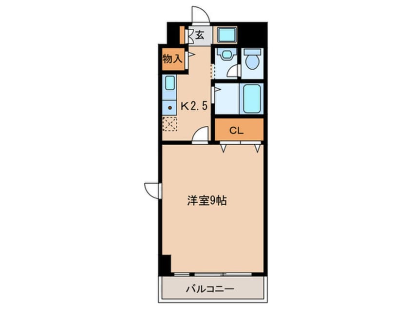 間取図 ラッフィナート有瀬