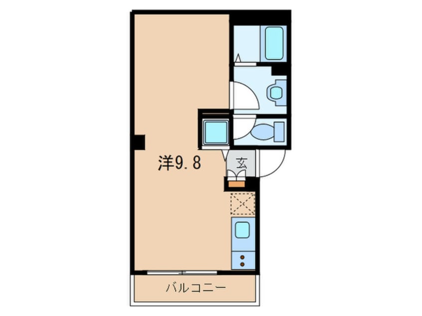 間取図 グランデ石屋川3