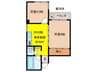 マンション本多 2DKの間取り