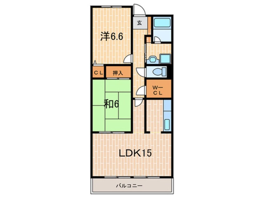 間取図 コンフォ－ト西神戸