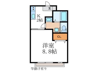 間取図 ＣＲＥＡ宝ヶ池