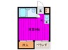 パラレル京橋 1Rの間取り